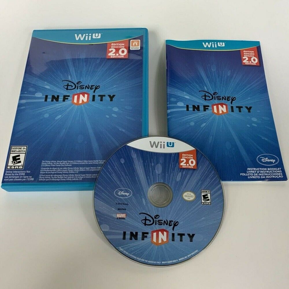 Disney Infinity 2.0 Edition (Nintendo Wii U, 2014) Complete Game